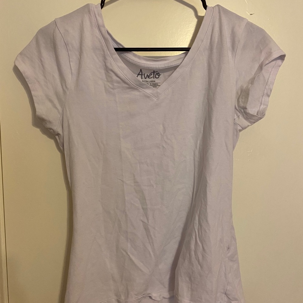 Plain white top